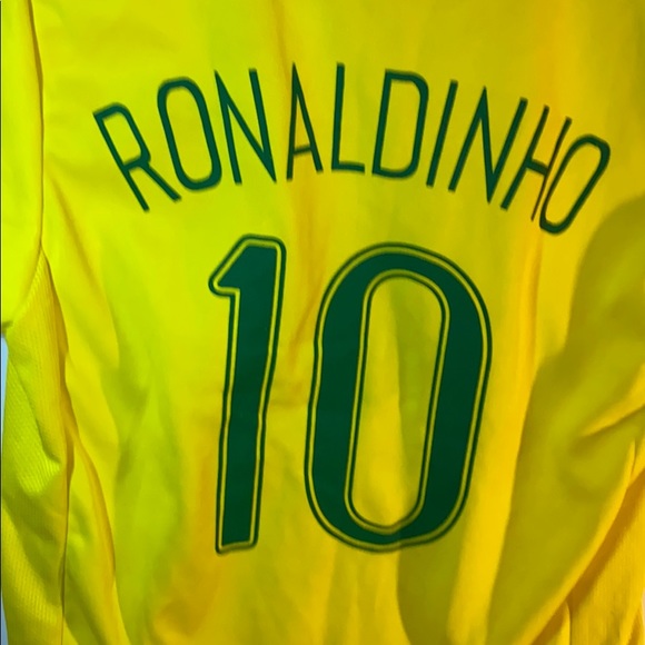Fair Play Brasil Jersey number 10 Ronaldinho Sz 8 - Picture 7 of 7